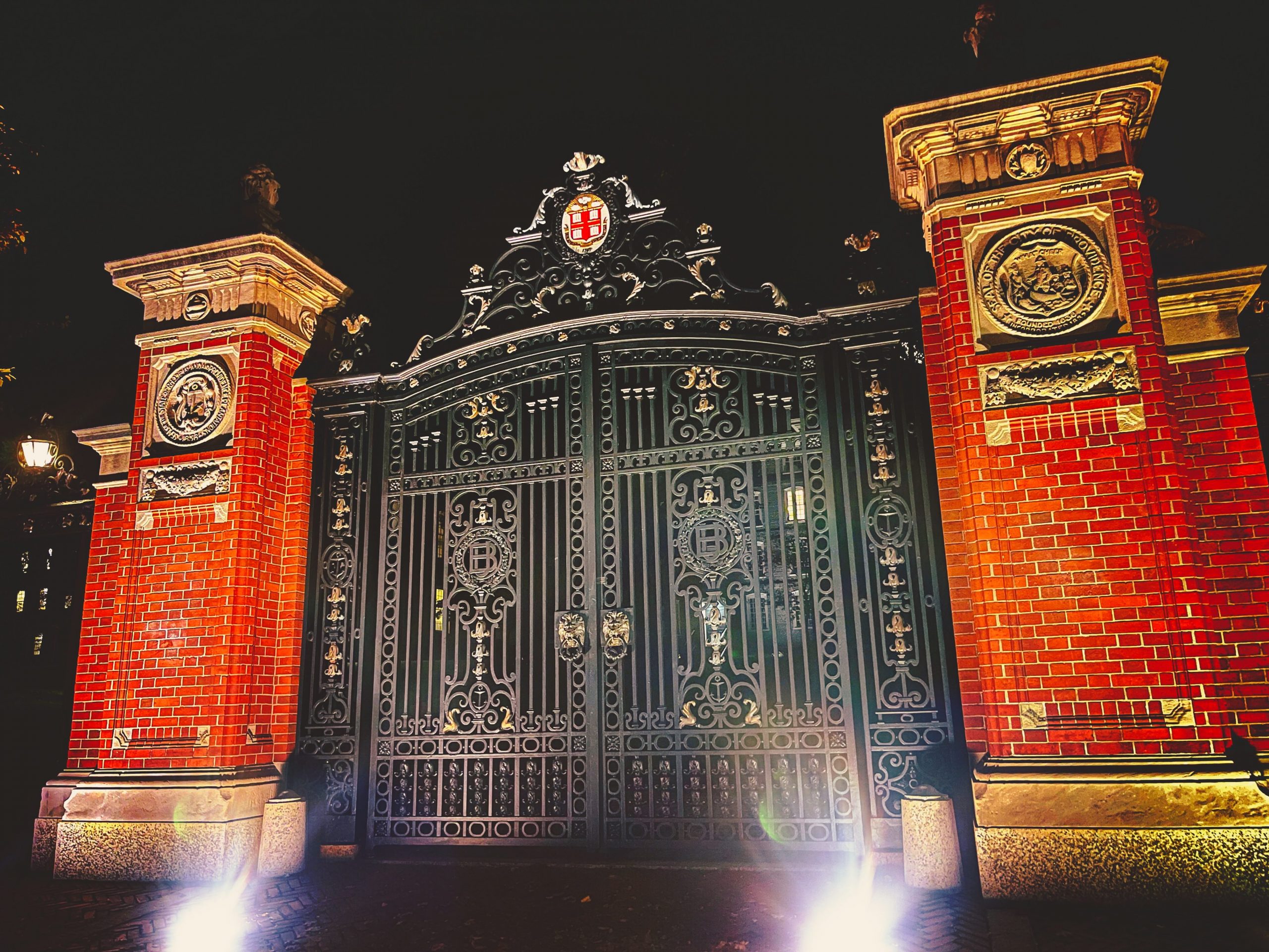 The Gate at Brown College University Hall