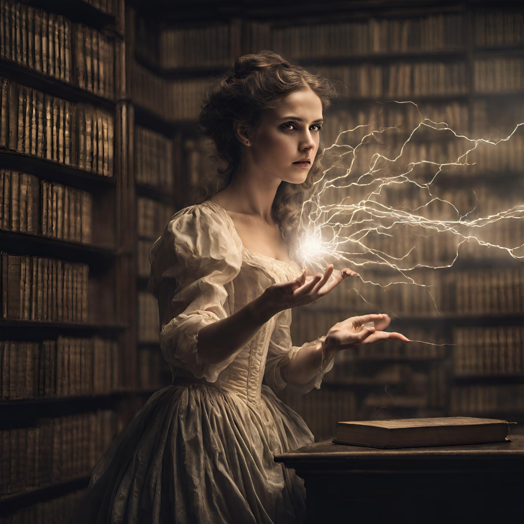 Sophia and the Haunted Harvey Library - Photo