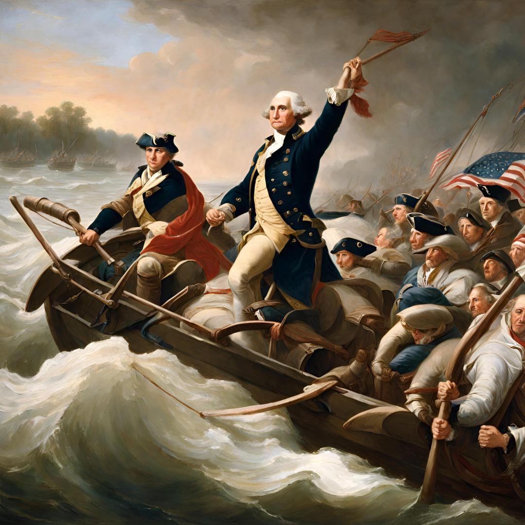 George Washington Crosses The Delaware - Photo